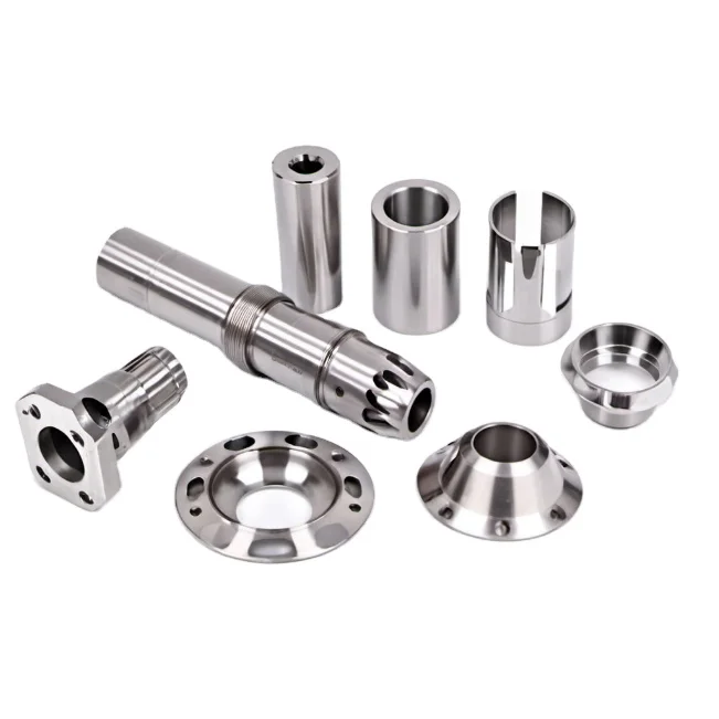 Custom machined titanium components manufactured to customer drawings