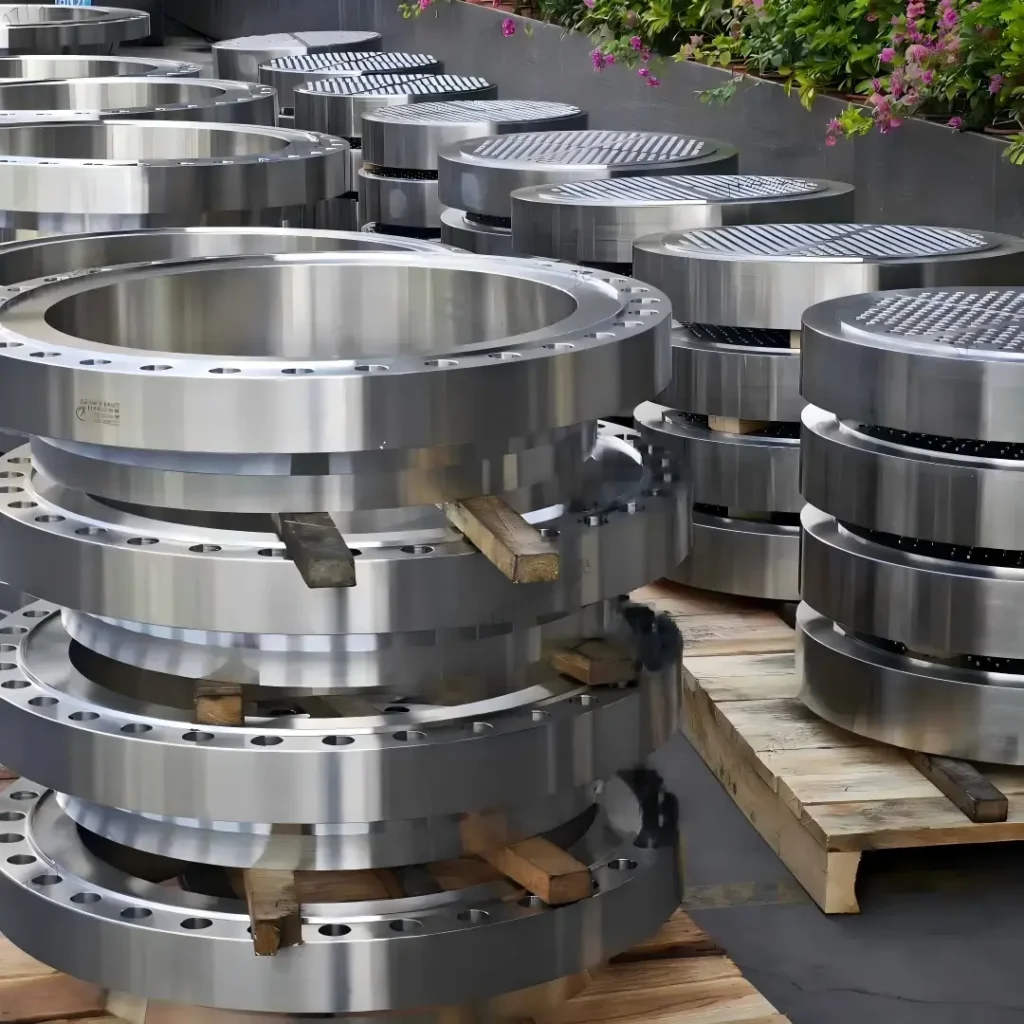 Specialty metal flanges in a range of material grades